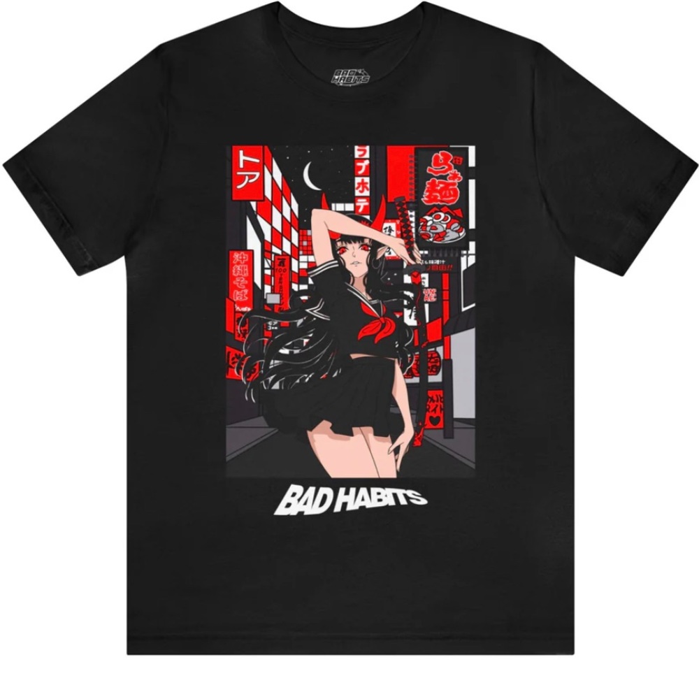 Bad Habits Samurai City Tee
